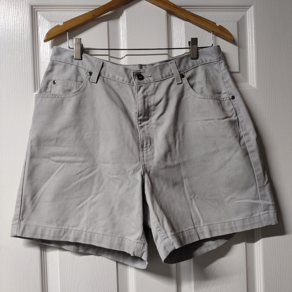 Liz Claiborne Lizwear 5 pocket jean mom shorts plus size 16